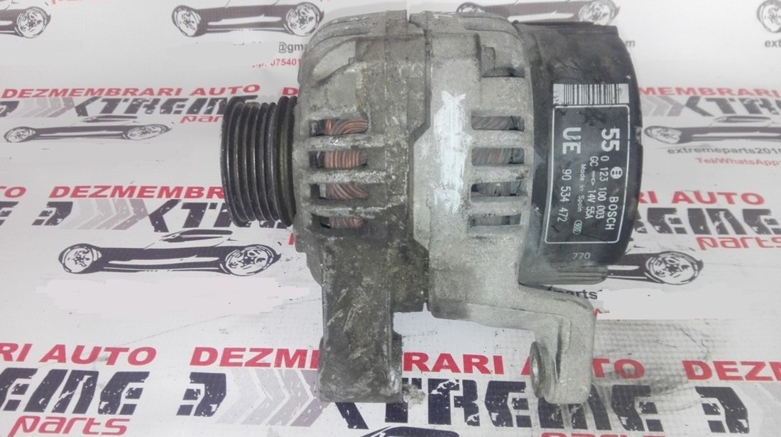 alternator bosch 90534472 - 0123100003 pentru Opel Corsa B