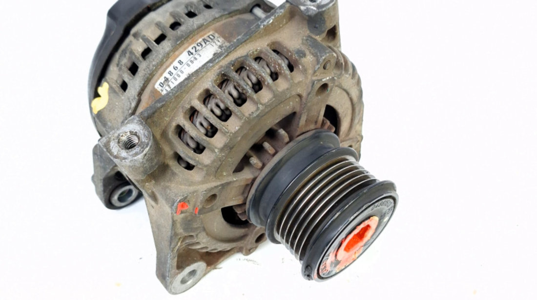 Alternator Chrysler VOYAGER Mk 3 (RG, RS) 1999 - 2008 Motorina 04868429AD, 04868 429AD, 4210000083, 421000-0083