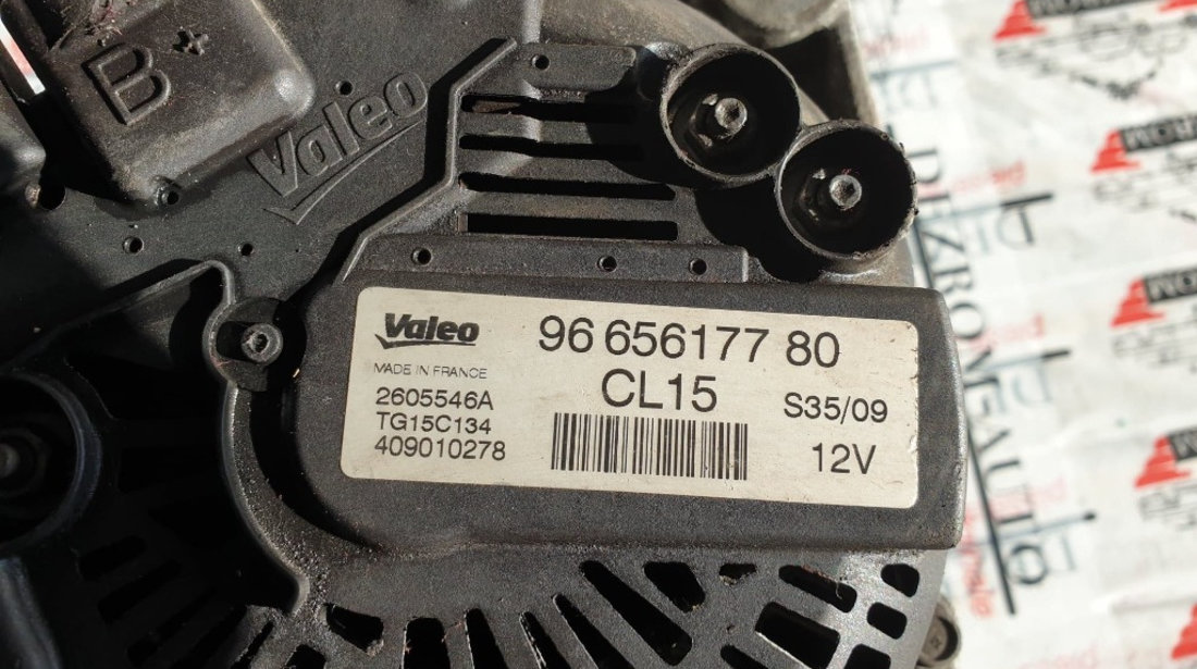 Alternator CITROËN C3 II 1.6 HDi 90cp cod piesa : 9665617780