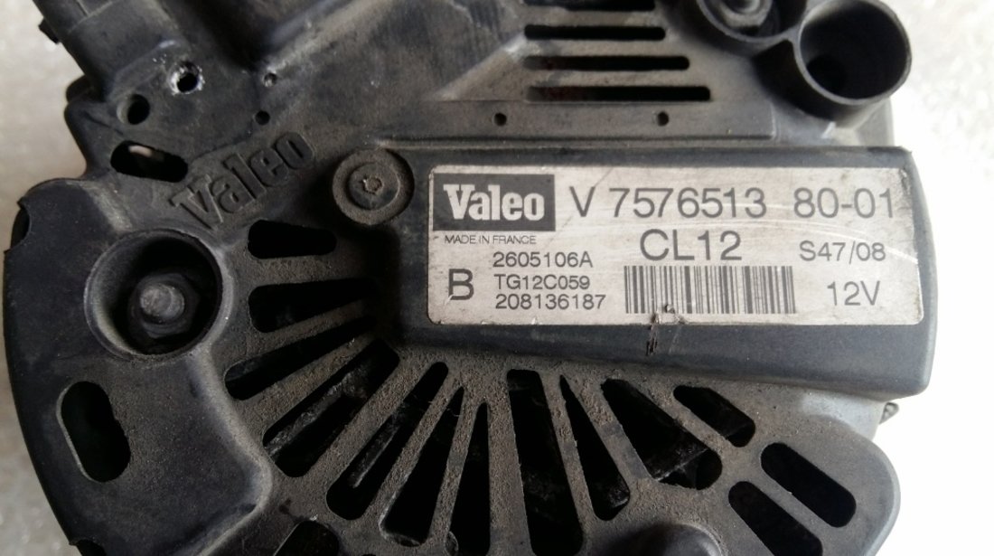 Alternator citroen c3 c4 c5 mini r55 r56 r57 peugeot 207 208 308 508 2008 5008 1.4 vti 2605106a