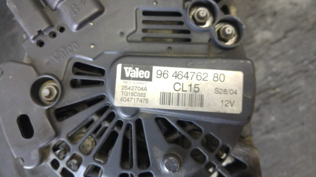 Alternator citroen c3 peugeot 206 307 308 407 9646476280