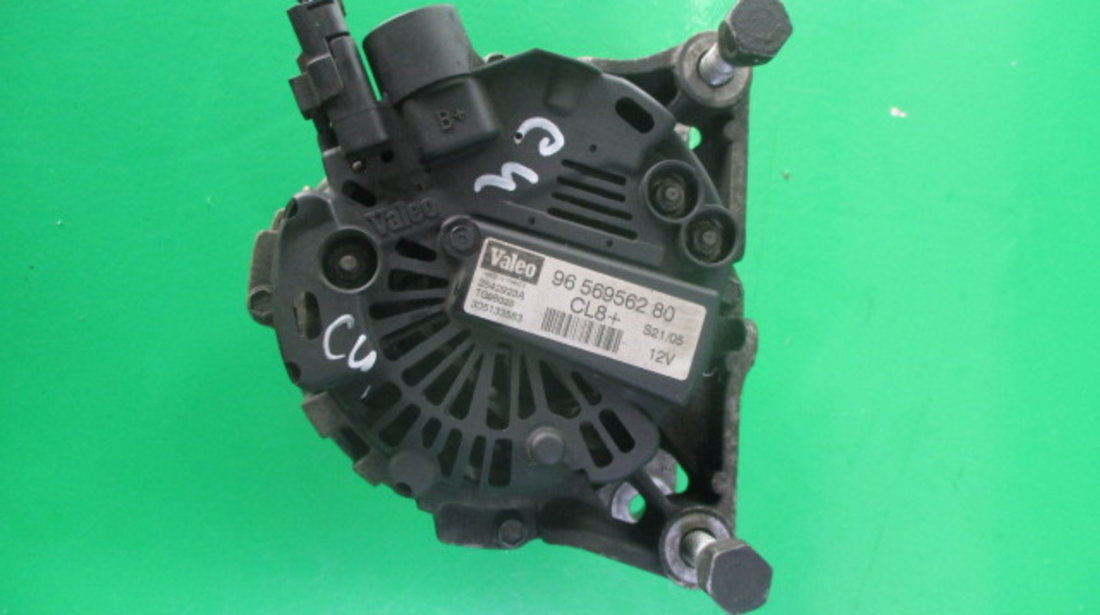 ALTERNATOR COD 9656956280 CITROEN C4 1.4 16V FAB. 2004 – 2011 ⭐⭐⭐⭐⭐