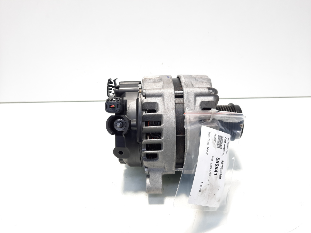 Alternator, cod 9810525380, Peugeot 208, 1.6 HDI, BHY (pr:110747)