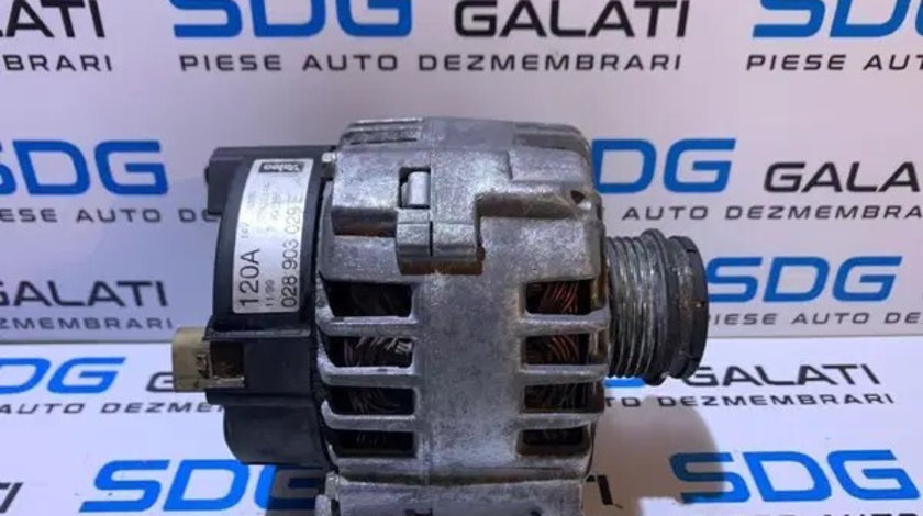 Alternator cu Ambreiaj 120A Audi A4 B5 1.9 TDI 1Z AFN AFF AHU AHH AVG 1995 - 2000 Cod 028903029E