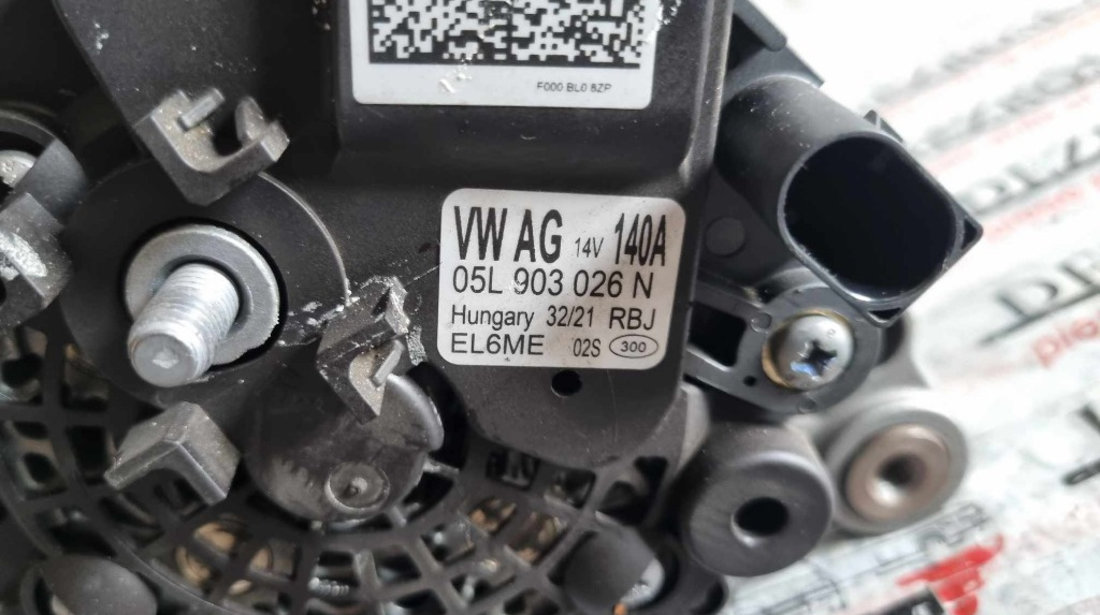 Alternator cu Start-Stop DTRA VW Passat B8 2.0 TDI 122 cai cod piesa : 05L903026N