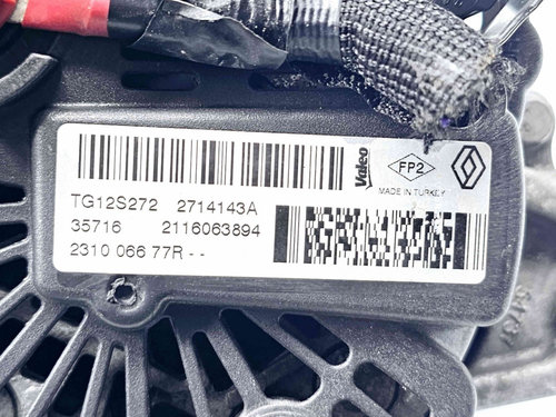 Alternator Dacia Lodgy [Fabr 2012-2020] 231006677R 1.2 TCE H5F408 85KW / 116CP