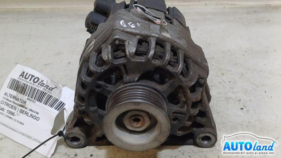Alternator Dra3706 1.9 Diesel Reconditionat Citroen BERLINGO 1996