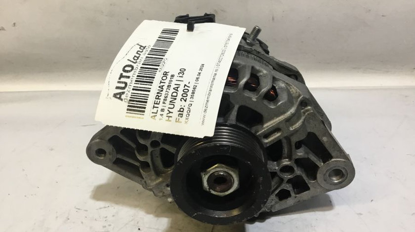 Alternator F86372b101b 1.4 B Hyundai i30 2007