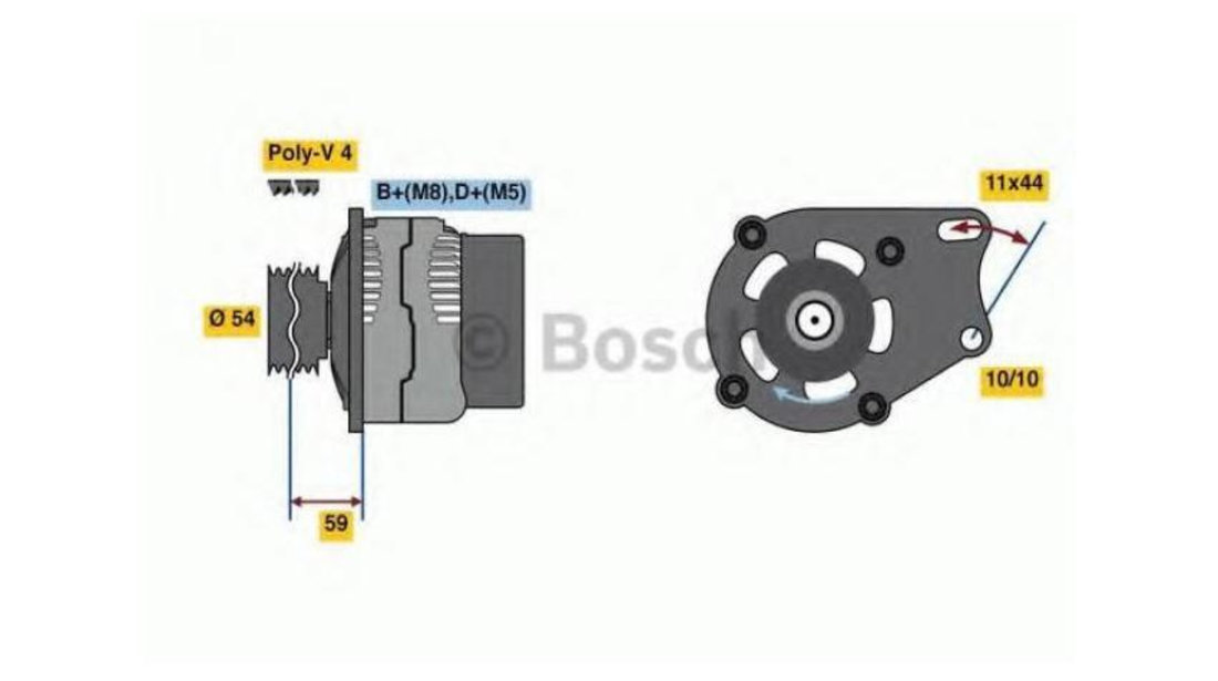 Alternator Fiat DOBLO (223, 119) 2001-2016 #2 0986080490