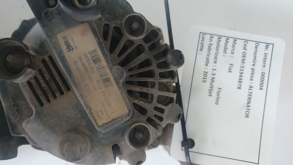Alternator Fiat Fiorino 1.3 Multijet 51944878 2012 2013 2014 2015