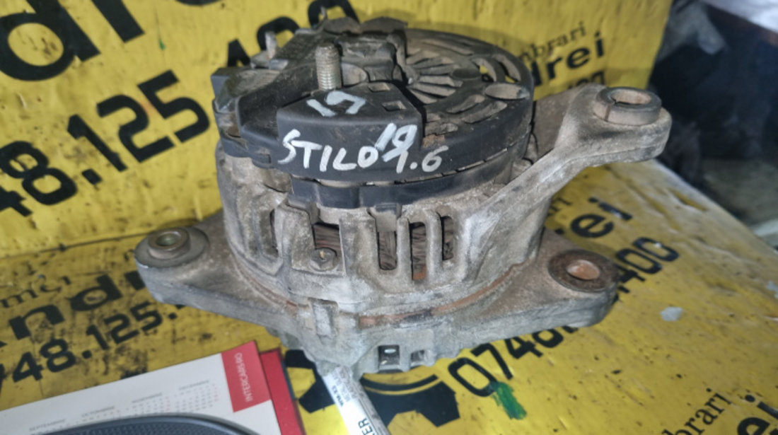 Alternator, Fiat Stilo 1 1.6, 0124325058 0124325058/46813061 Fiat Stilo [2001 - 2010] Hatchback 5-usi 1.6 MT (103 hp)