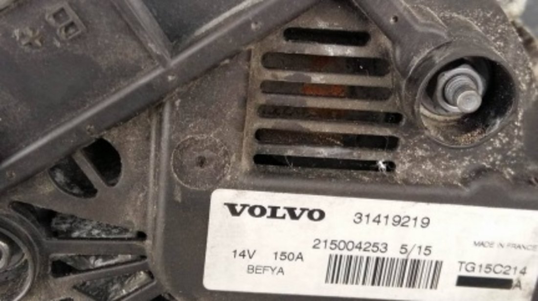 Alternator ford c-max 2 focus 3 galaxy mondeo 2.0 tdci 31419219 14v 150a volvo v40 1.6 d2