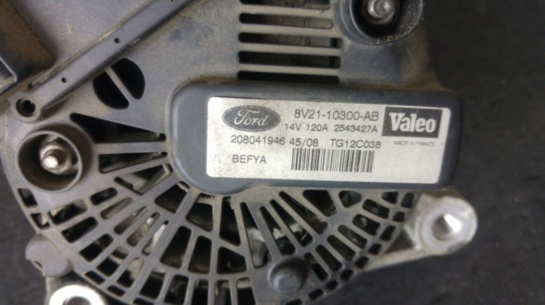 Alternator ford fiesta 6 mazda 2 1.4 tdci 1.6 tdci 8v21-10300-ab 8v2110300ab