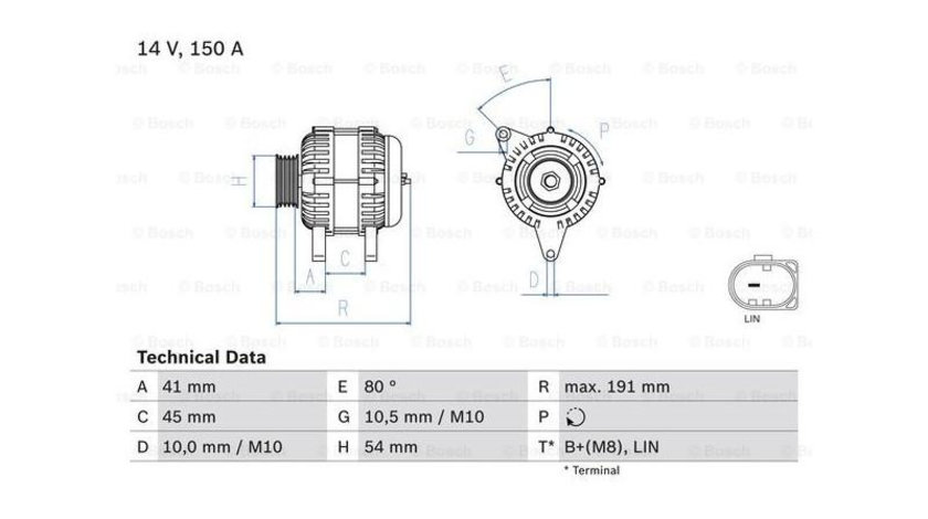 Alternator Ford FIESTA VI 2008-2016 #2 1678607