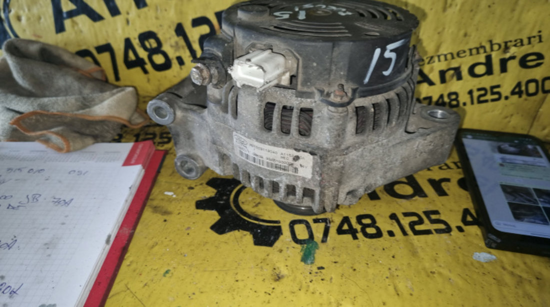 Alternator, Ford Focus 1 1.6, 63321679 63321679/98AB10300GG Ford Focus [1998 - 2004] Hatchback 3-usi 1.6 MT (101 hp)