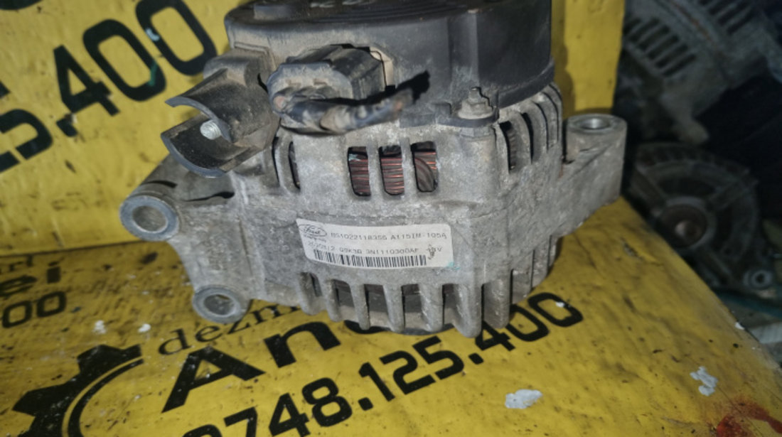 Alternator, Ford Focus 1, 1.6, MS1022118355/3N1110300AF MS1022118355/3N1110300AF Ford Focus 2 [2004 - 2008] Hatchback 5-usi 1.6 MT (101 hp)