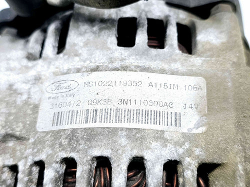 Alternator Ford Focus 2 (DA) [Fabr 2004-2012] 3N11-10300-AC 1.6 B C16HDEZ 74KW / 100KW
