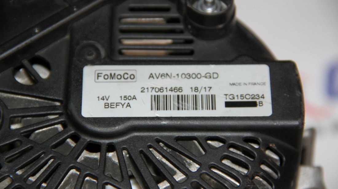 Alternator Ford Focus 3 1.5 TDCI 150 A cod: AV6N-10300-GD model 2015