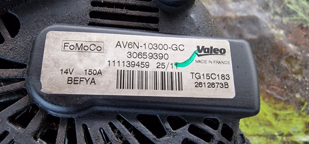 Alternator Ford Focus 3 C MAX 1.6 tdci 2011-2016 cod AV6N-10300-GC