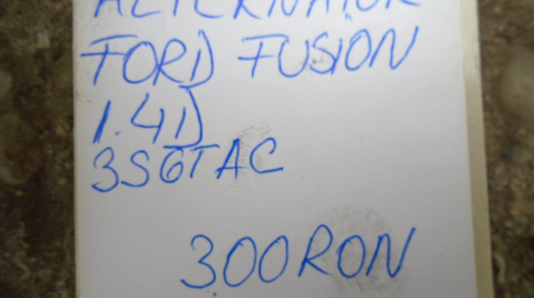 Alternator ford fusion 1.4d cod 3s6tac
