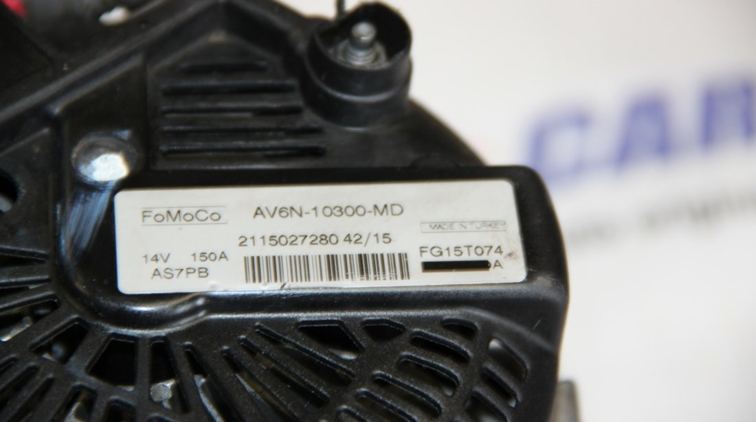 Alternator Ford Kuga 2 14 V 150 A 2.0 TDCI cod: AV6N-10300-MD model 2015