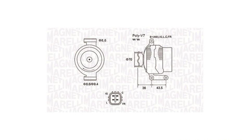 Alternator Honda ACCORD VII Tourer (CM) 2003-2016 #2 1042103911