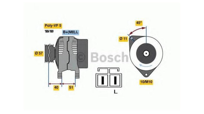 Alternator Hyundai ACCENT III limuzina (MC) 2005-2010 #2 0986081060