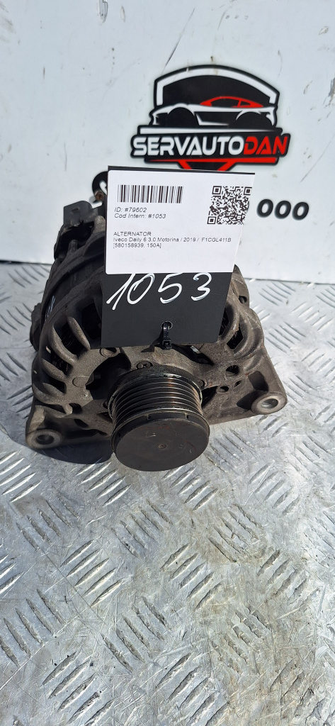 Alternator Iveco Daily 6 3.0 Motorina 2019, 150A / 5801580939