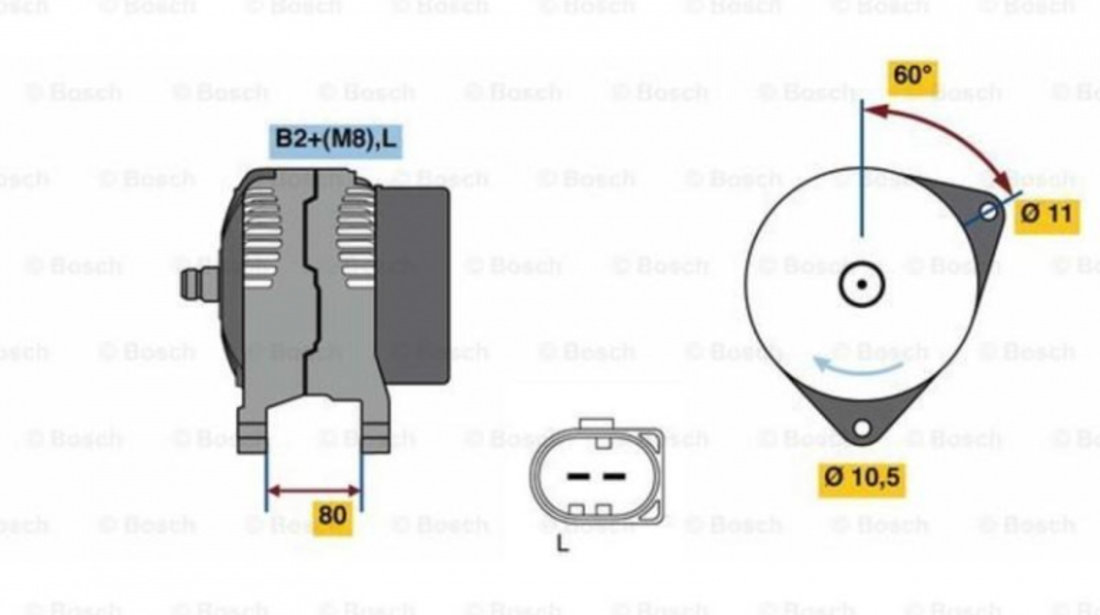 Alternator Iveco DAILY III platou / sasiu 1999-2006 #2 0124525064