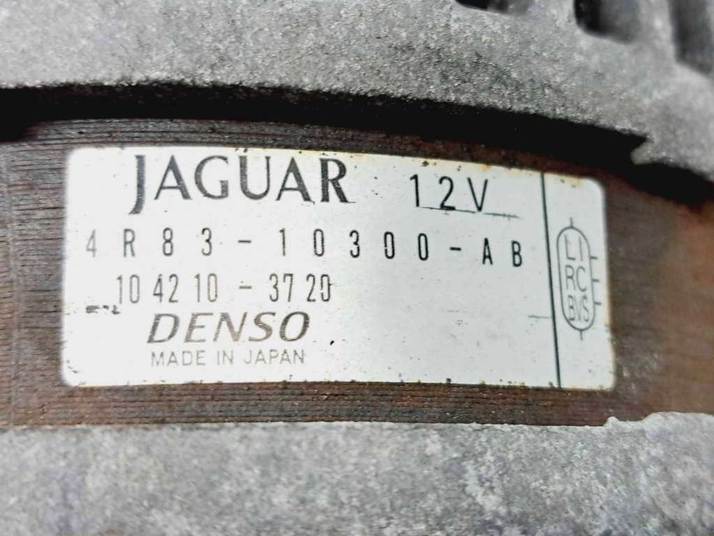 Alternator Jaguar X-Type [Fabr 2001-2009] 6R83-10300-AB 2.7 AJDV6 2.7 AJDV6 80KW / 109CP