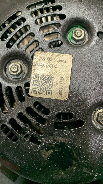 Alternator Jaguar XF Range Rover motor 306dt e 5 cod: 104210-6120