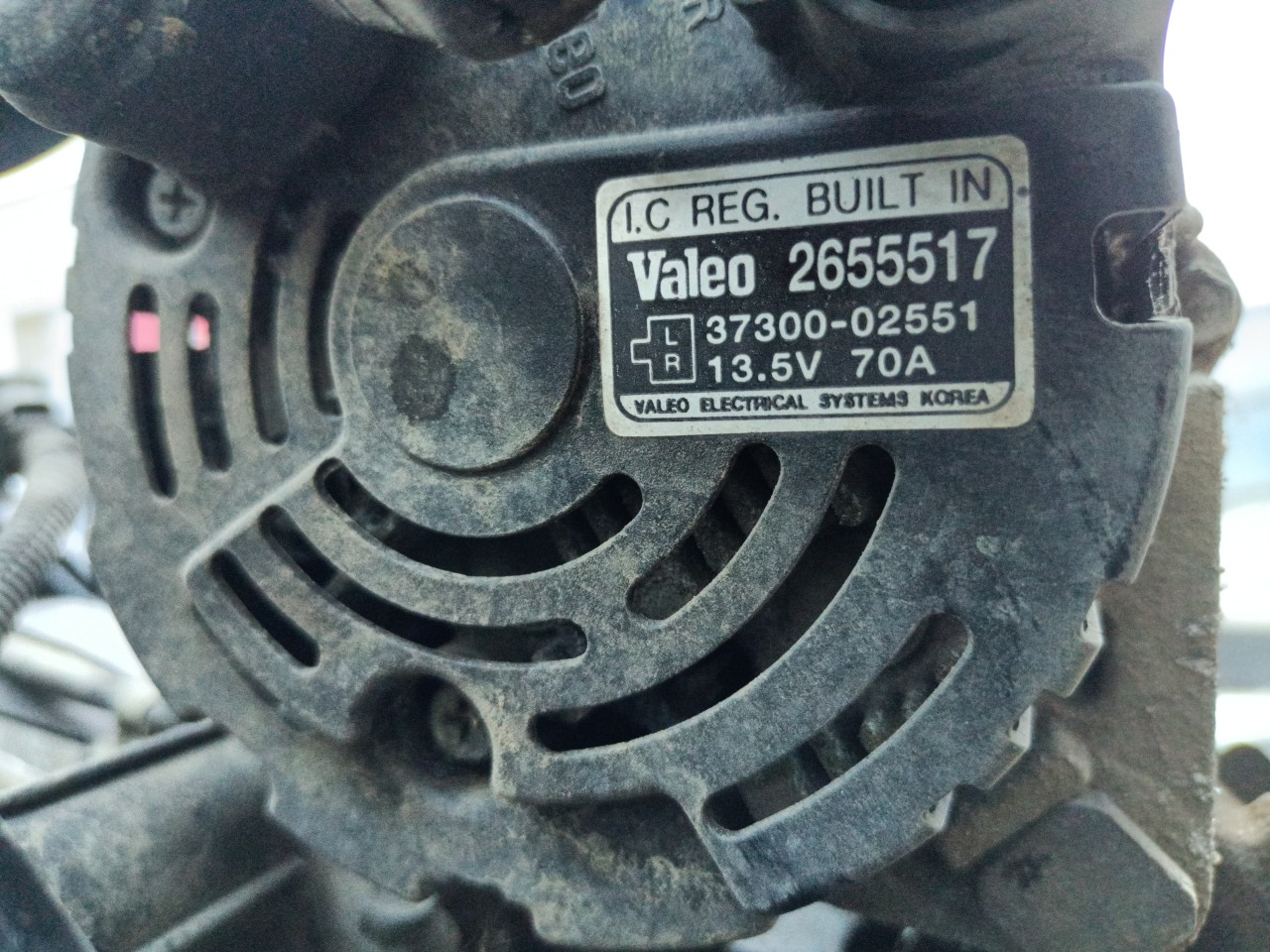 Alternator Kia  , Hyundai  1.1 Benzina Cod 37300-02551 / 2655517