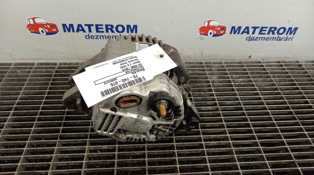 ALTERNATOR KIA SORENTO SORENTO 2.5 CRDI - (2006 2010)