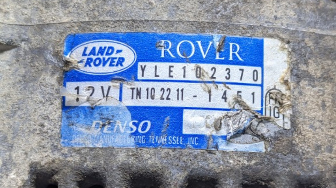 Alternator Land Rover Freelander 1 facelift 1.8 benzina