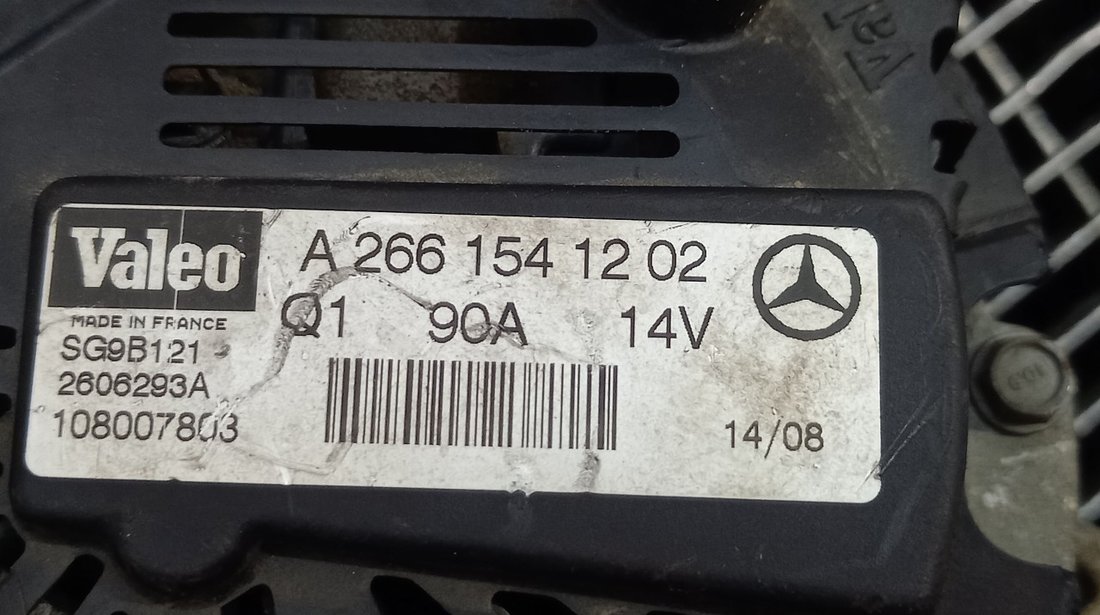 ALTERNATOR MERCEDES A-CLASS A-CLASS 1.5 INJ - (2004 2012)