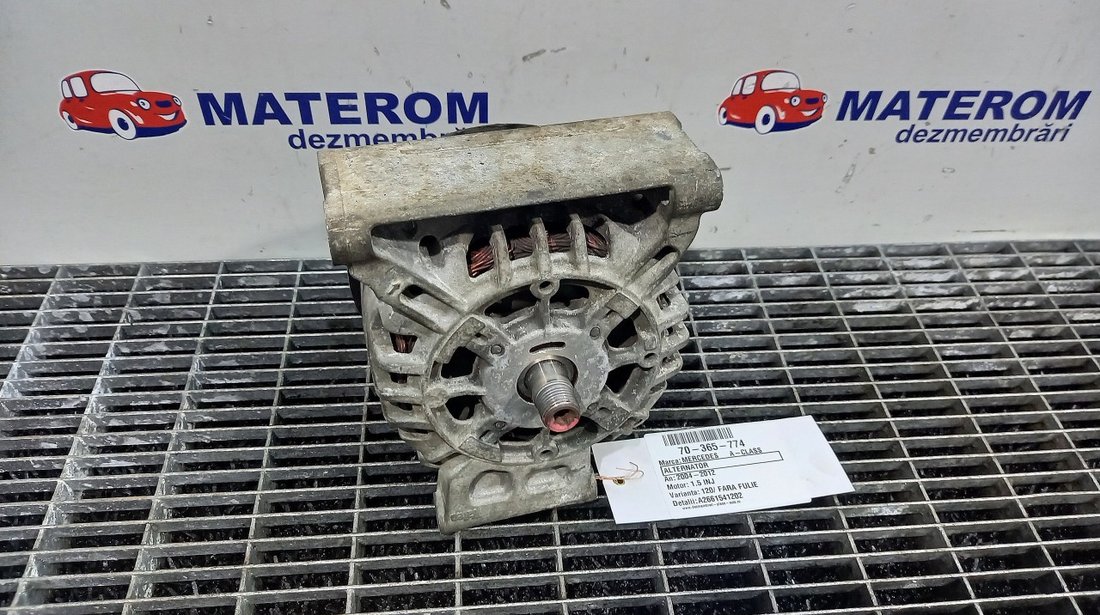 ALTERNATOR MERCEDES A-CLASS A-CLASS 1.5 INJ - (2004 2012)