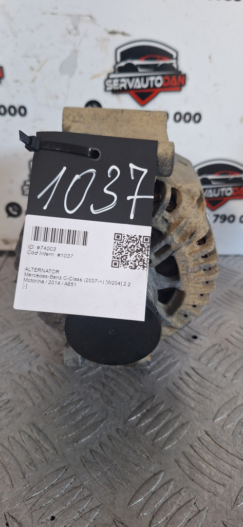 Alternator Mercedes-Benz C-Class (2007->) [W204] 2.2 Motorina 2014, -