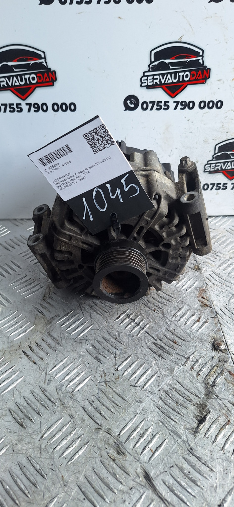 Alternator Mercedes-Benz E-class facelift (2013-2016) [w212] 2.2 Motorina 2014, A0009067702 / 180A