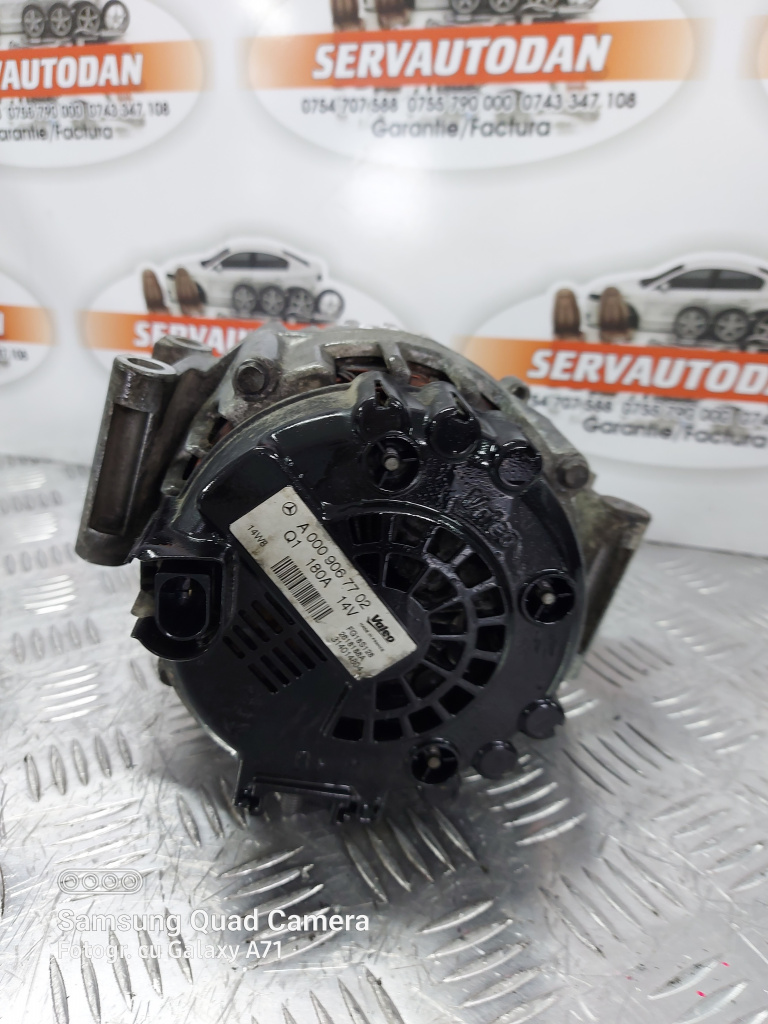 Alternator Mercedes-Benz ML (2011->) [w166] 2.2 Motorina 2012, A0009067702 / 180AMP