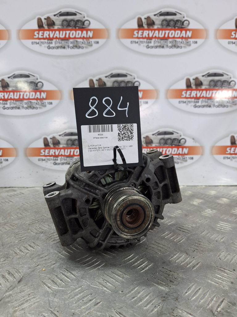 Alternator Mercedes-Benz Sprinter (2009->) [906] 2.2 Motorina 2014, 120 AMPERI / A0141542702 / 0124425077