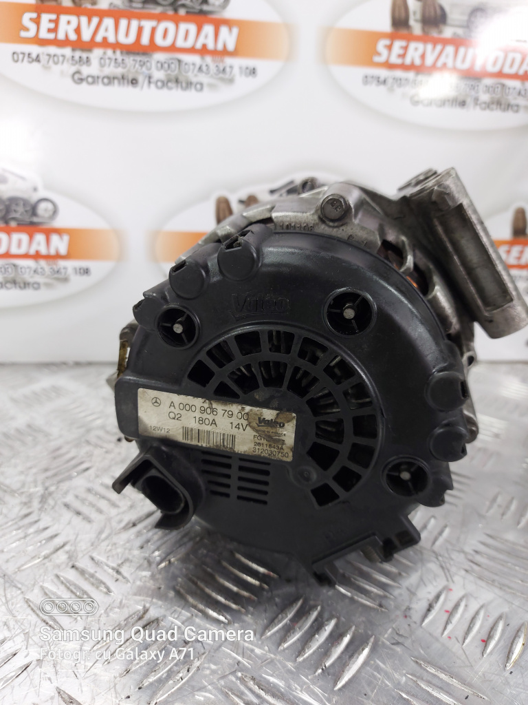 Alternator Mercedes-Benz Sprinter (2009->) [906] 2.2 Motorina 2016, A0009067900 / 180AMP