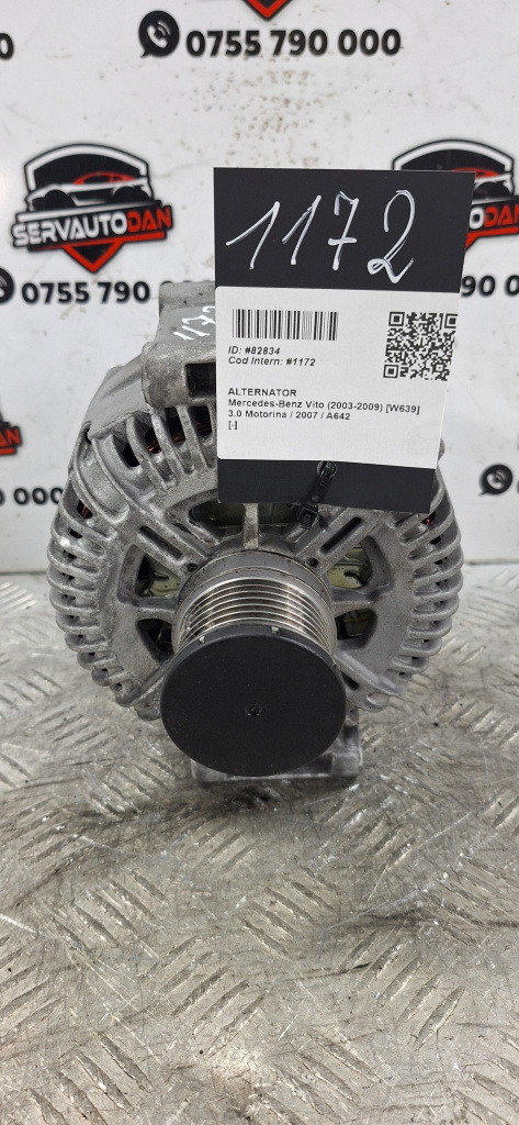 Alternator Mercedes-Benz Vito (2003-2009) [W639] 3.0 Motorina 2007, -