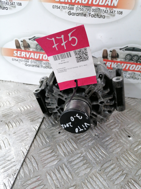 Alternator Mercedes-Benz Vito (2009->) [w639] 3.0 Motorina 2012, A0009062700 / 180AMP