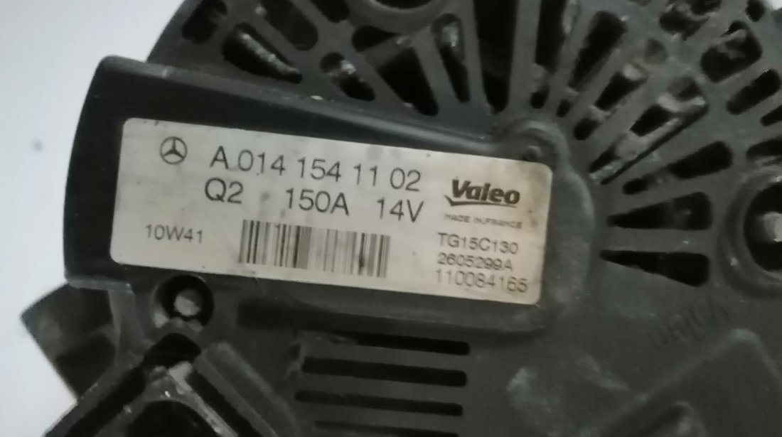 Alternator Mercedes C Class W204 2.2 CDI 150A Cod A0141541102