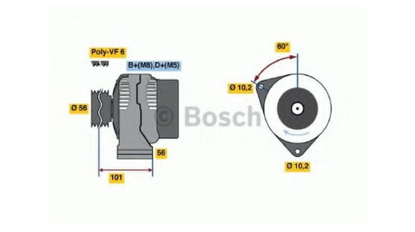 Alternator Mercedes E-CLASS (W210) 1995-2003 #2 0101544802