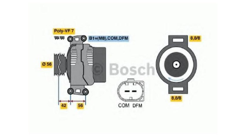 Alternator Mercedes E-CLASS (W211) 2002-2009 #2 0124615028