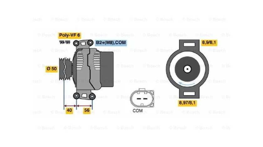 Alternator Mercedes E-CLASS (W212) 2009-2016 #2 0121715014