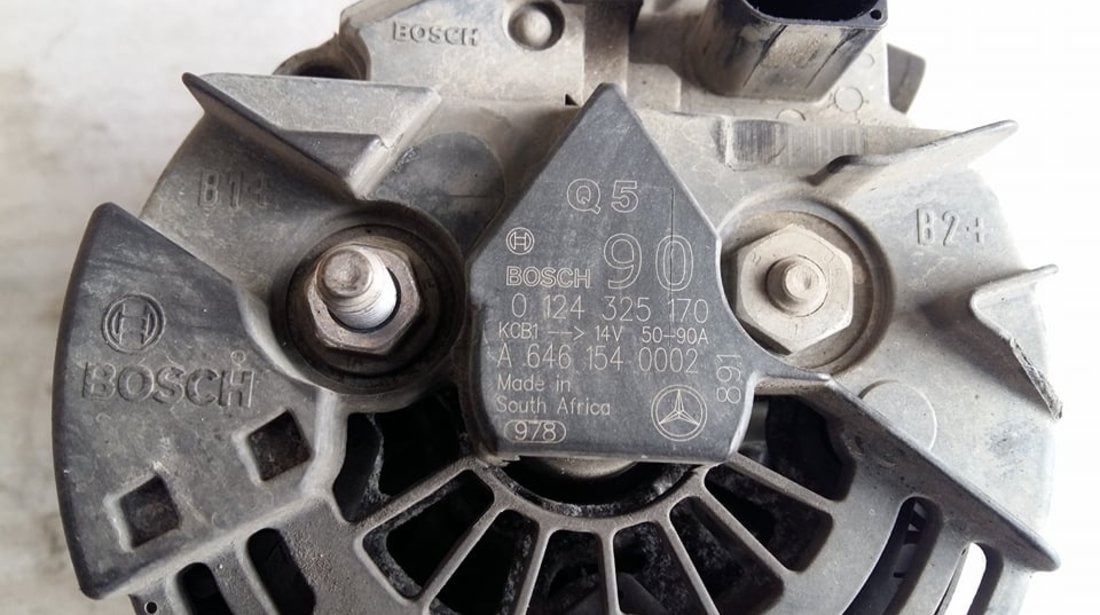 Alternator mercedes sprinter 906 213 cdi 413 cdi 513 cdi 646986 biturbo a6461540002