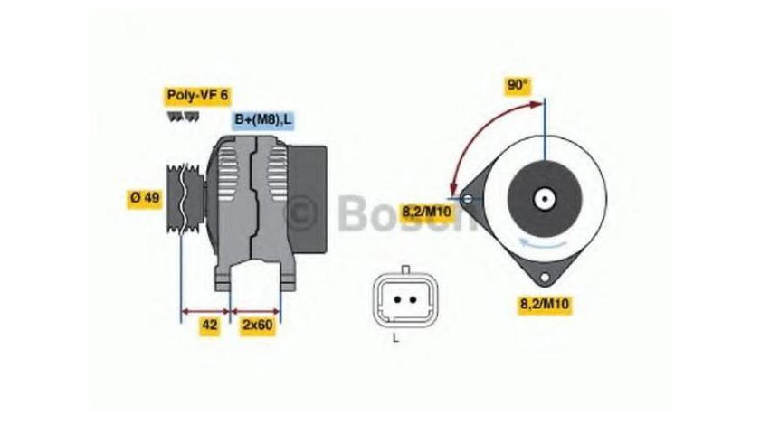 Alternator Mitsubishi CARISMA limuzina (DA_) 1996-2006 #2 0986045241