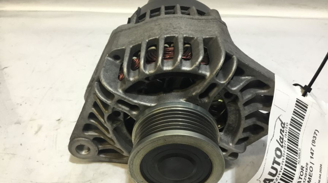 Alternator Ms1012101870 1.9 JTD Alfa Romeo 147 937 2001